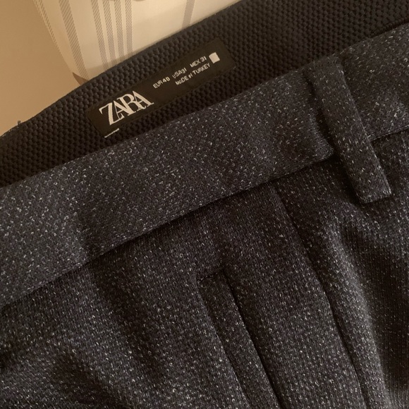 Beautiful Navy Blue Zara Pants - Picture 3 of 7